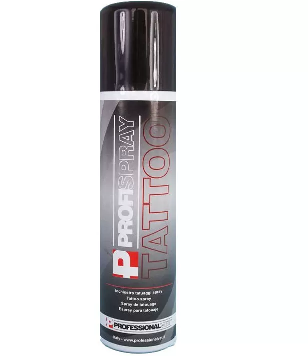 Inchiostro spray nero255 profispray tatoo a1208/05b dlm