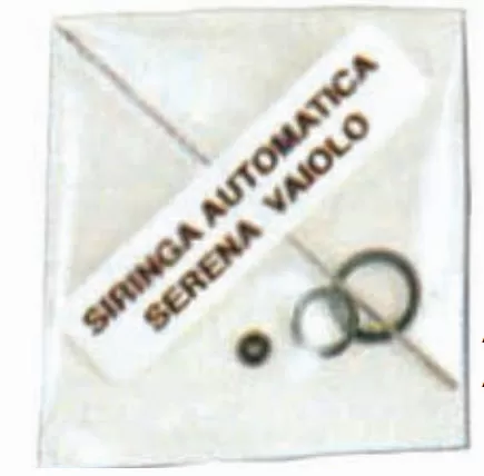 Set ricambi siringa serena vaiolo a3098/13 dlm