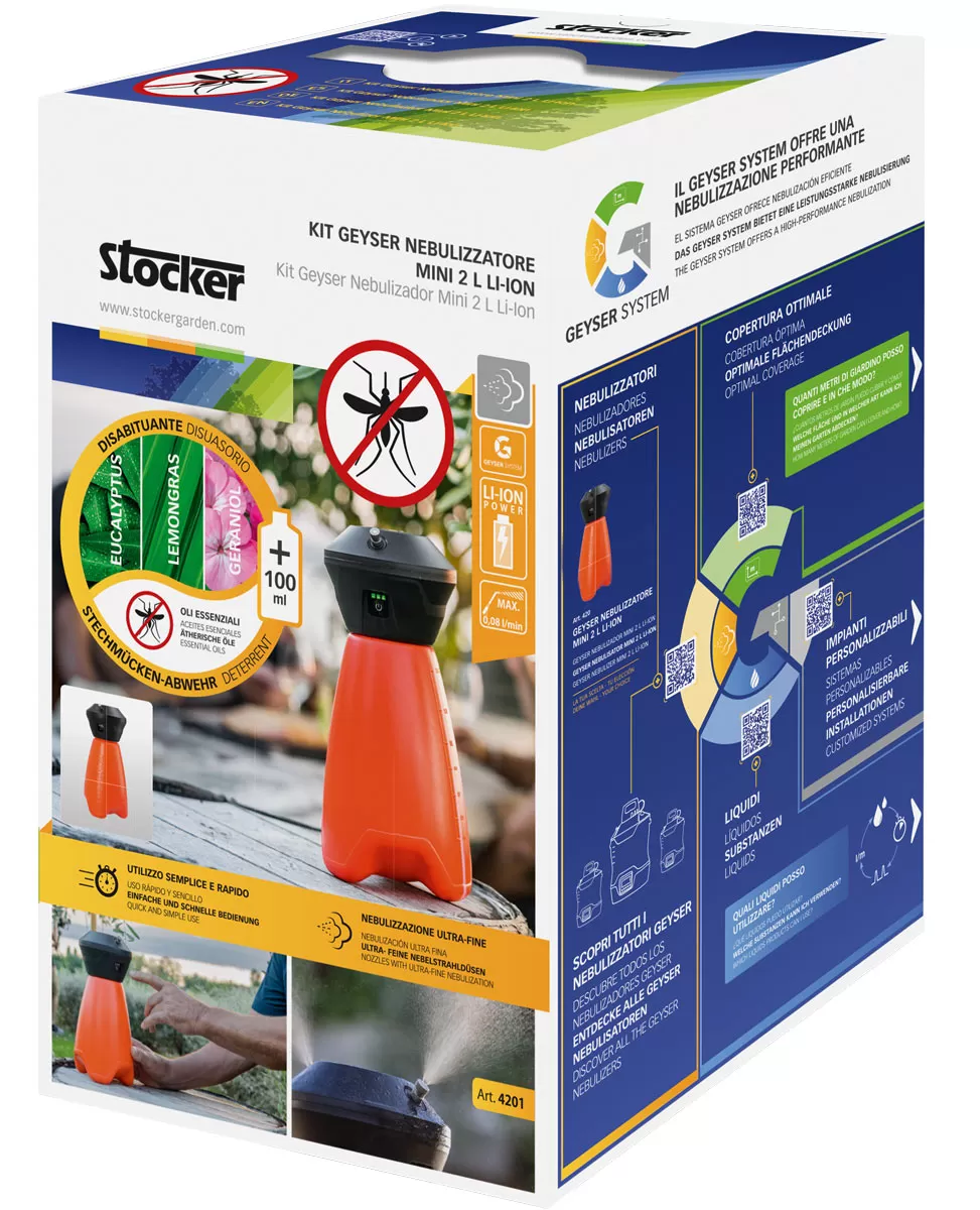 Kit mini geyser nebulizzatore mini 4201 stocker