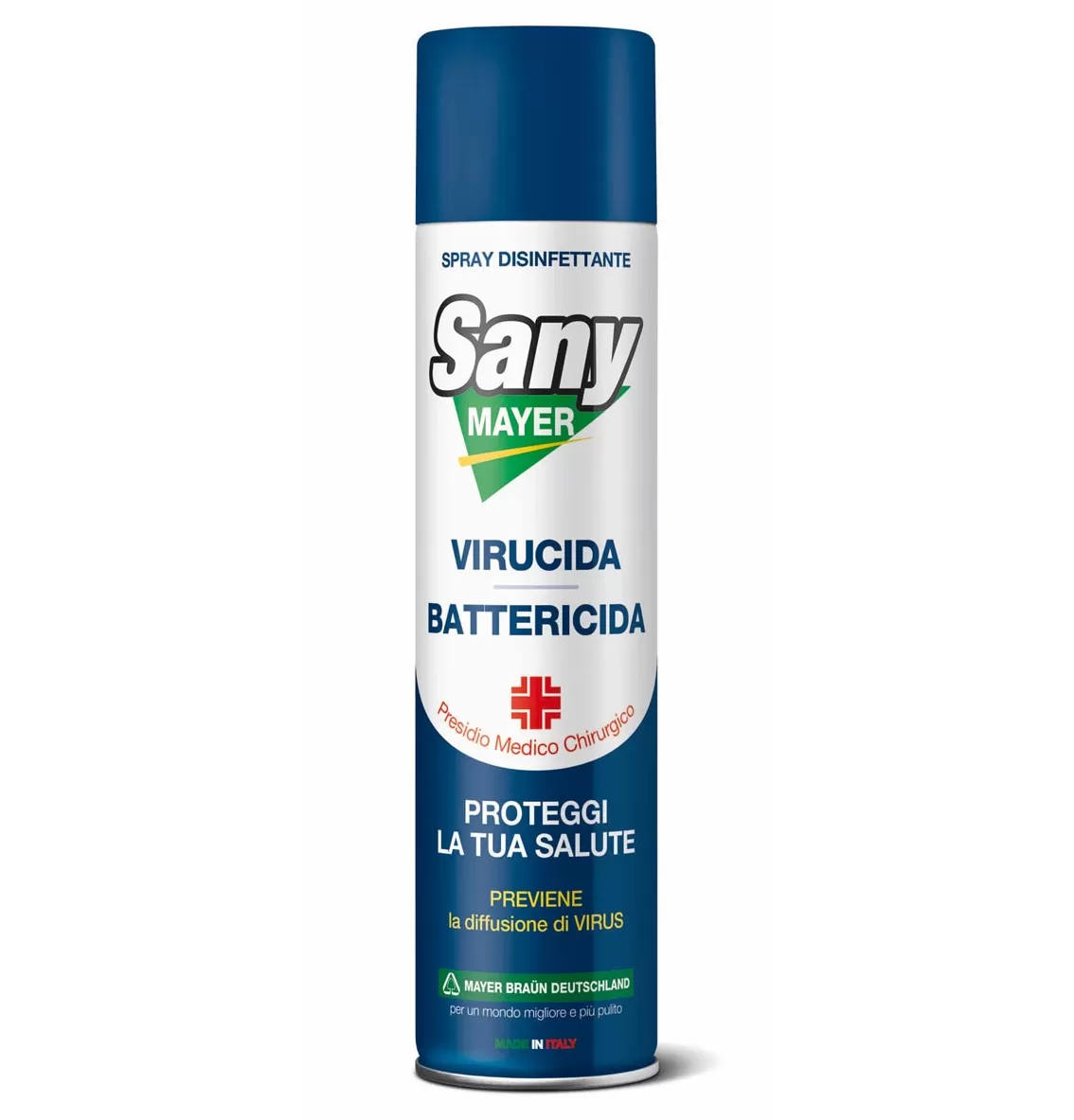 Detergente battericida disinfettante spray sanymayer