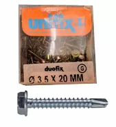 Confezione viti autoforanti con bordino te unifix