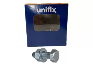 CONFEZIONE VITI TE CON DADO E RONDELLA ZINCATA UNIFIX