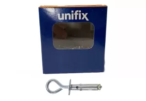 CONFEZIONE TASSELLO ACCIAIO OCCHIOLO CHIUSO UNIFIX