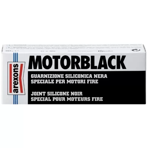 Guarnizione siliconica motorblack nera arexons