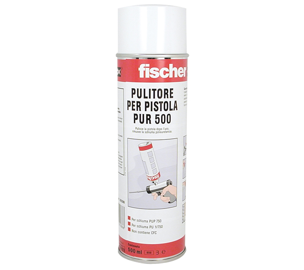 Pulitore per pistola pur 500 9286 fischer, Schiume poliuretaniche