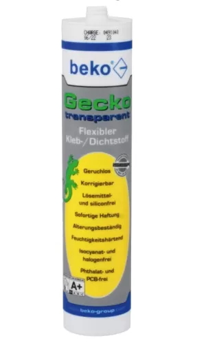 SIGILLANTE BECKO GECKO TRASPARENTE 2453100CC