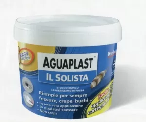 STUCCO BIANCO LEGGERISSIMO IN PASTA IL SOLISTA AGUAPLAST