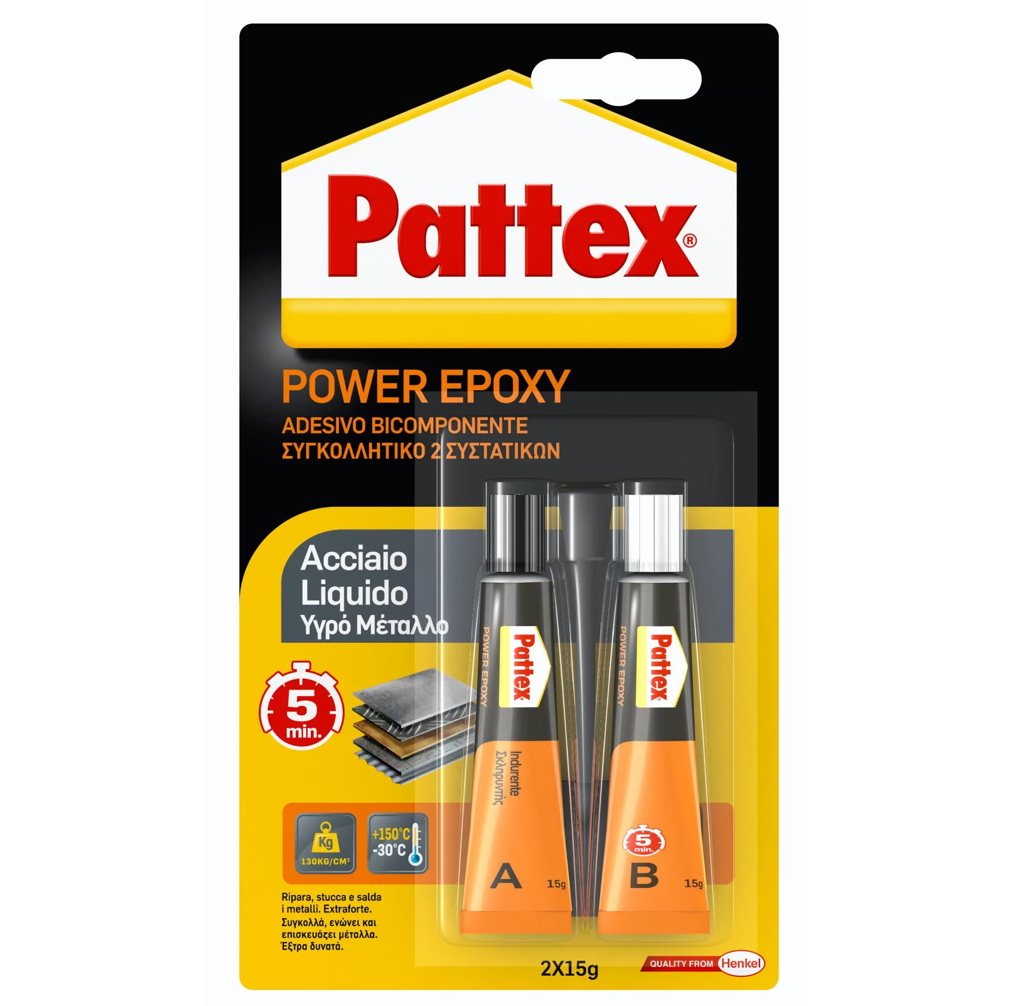 Pattex acciaio liquido tubetti