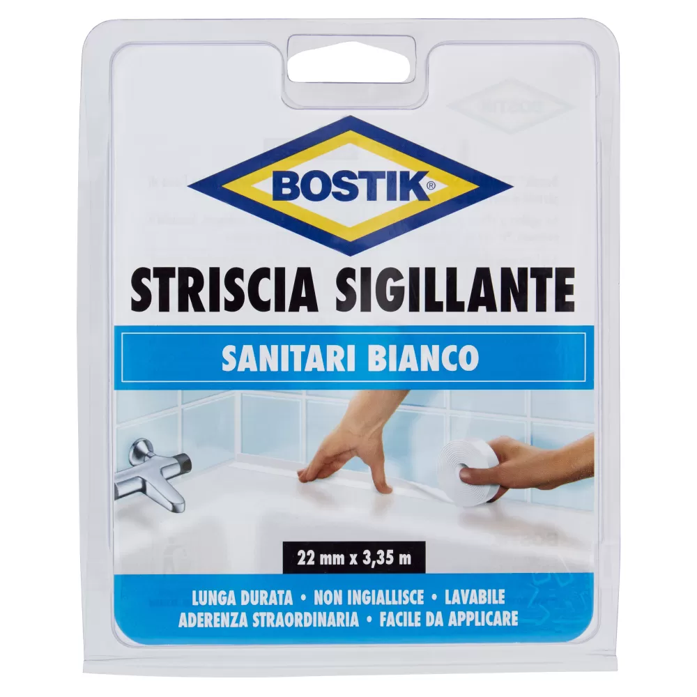 Striscia sigillante sanitari bianco bostik