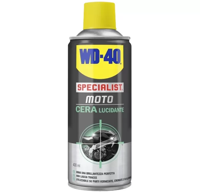 Spray cera lucidante moto wd 40 motorbike