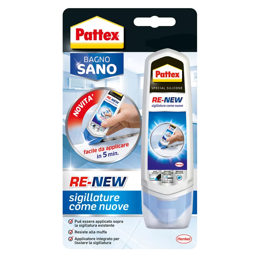 Rinnova fughe bagno sano renew pattex