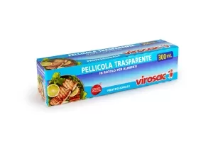 ROTOLO PELLICOLA TRASPARENTE 300MT 112902 VIROSAC