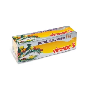 ROTOLO PELLICOLA ALLUMINIO 150MT 212916 VIROSAC