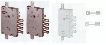 Serratura da applicare doppia mappa 5766528a cisa