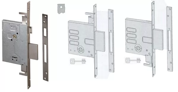 Serratura da infilare doppia mappa 15702070 cisa