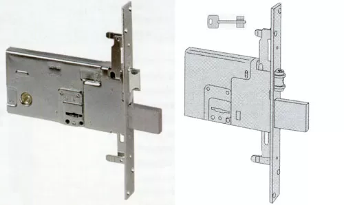 Serrature da infilare a doppia mappa 57325 cisa