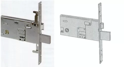 Serratura da infilare a doppia mappa 57312 ka cisa