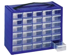 Cassettiera componibile magazzino tipo t42 mobil plastic, Carrelli e  assortimenti