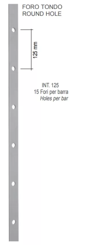 ELEMENTO FERRO PER RINGHIERA 08.077 EURO-FER