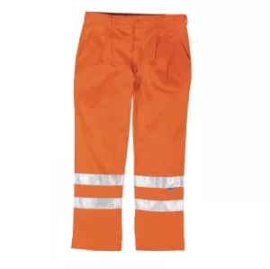 PANTALONE RIFRANGENTE ARANCIO ARTICOLO 350 D & B VERONA