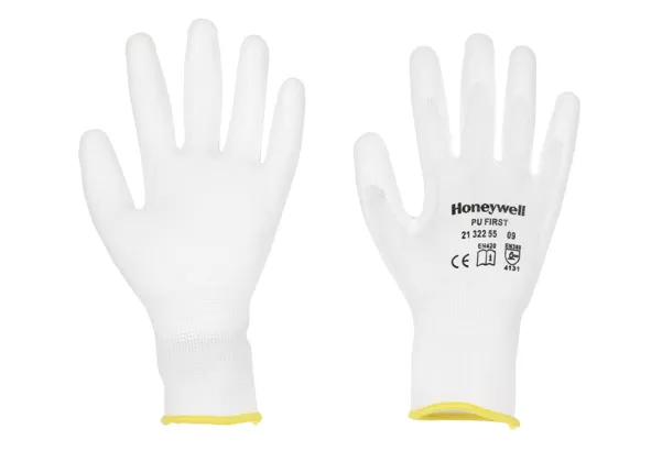 Confezione 10 paia guanti first white 2132255 honeywell