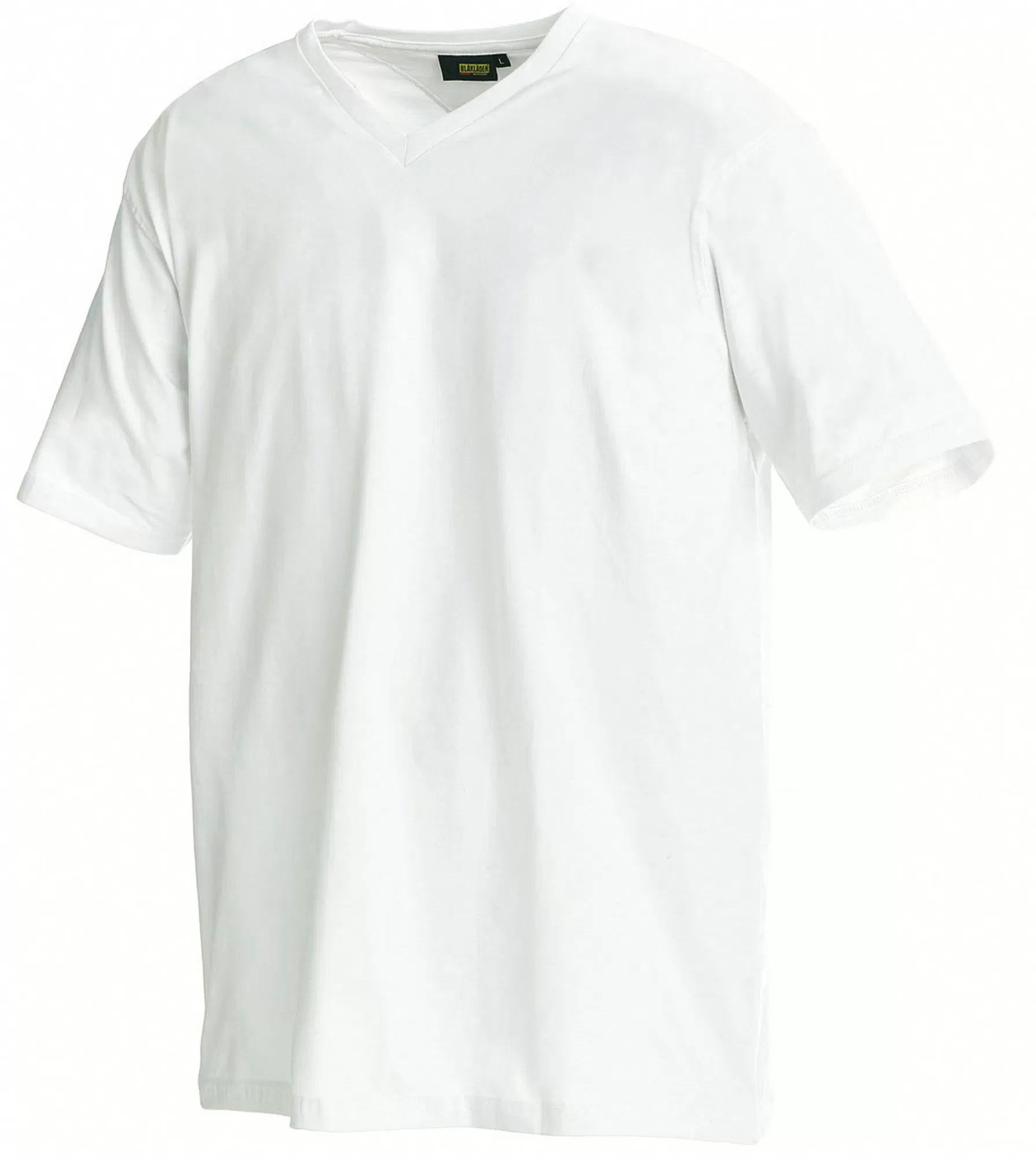 T-shirt bianca scollo v 3360 blaklader