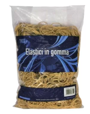 ELASTICI IN GOMMA 1KG ASSORTITI NIKOFFICE