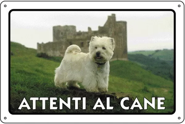 Cartello all. attenti al cane 0791.01.20 d&b