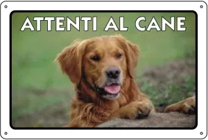 CARTELLO ALL. ATTENTI AL CANE 0791.01.30 D&B