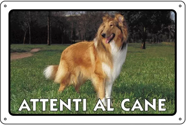 Cartello all. attenti al cane 0791.01.70 d&b