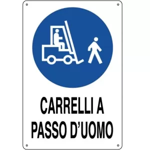 CARTELLO ALL. CARRELLI A PASSO D' UOMO 0180.64.00 D&B