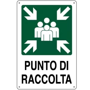 CARTELLO ALL. PUNTO DI RACCOLTA 0320.66.00 D&B