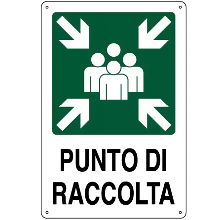 Cartello all. punto di raccolta 0320.66.00 d&b