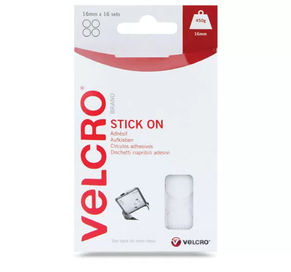 Confezione 16 stick velcro mm16 ec60228