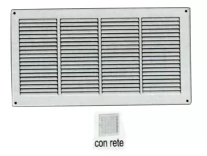 GRIGLIA METALLO BIANCO GL4424RB LA VENTILAZIONE