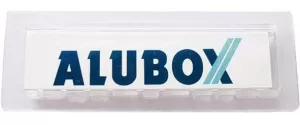 PORTANOME IN PLASTICA CAE6UNI ALUBOX