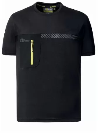 T-shirt christal black carbon fu248bc u-power