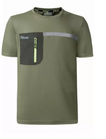 T-shirt christal burnt olive fu248bo u-power