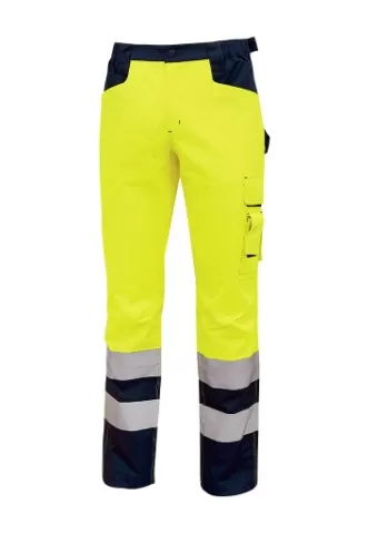 Pantalone light yellow fluo hl155yf u-power