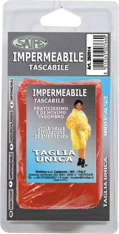 Impermeabile tascabile 260914 saife