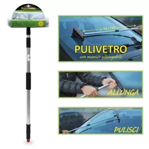 PULIVETRO CON MANICO TELESCOPICO 120cm 180171 SAIFE