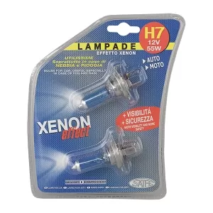 2 LAMPADINE H7 EFFETTO XEON 12V 55W 100015 SAIFE