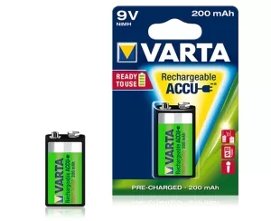 CONFEZIONE 1 BATTERIA RICARICABILI 9V VARTA 56722101401