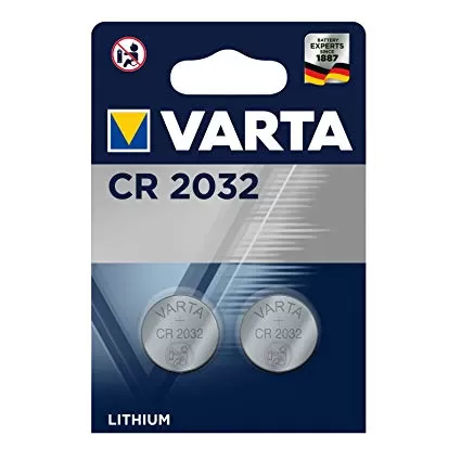 Confezione 2 batterie cr2032 varta 06032101402