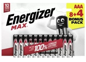 CONFEZIONE 8+4 BATTERIE MINISTILO E303340900 ENERGIZER