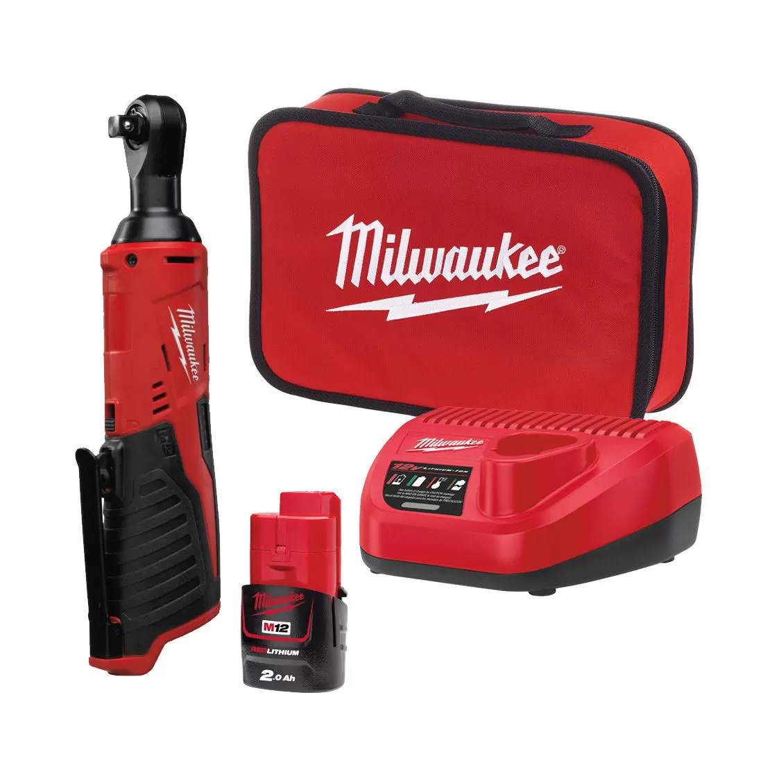 Cricchetto milwuakee 12v m12 ir201b 3/8