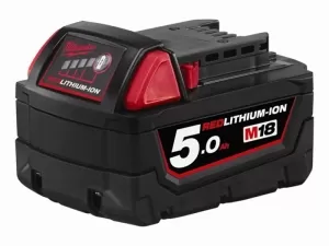 BATTERIA AL LITIO MILWAUKEE 18V M18 5AH 4932430483