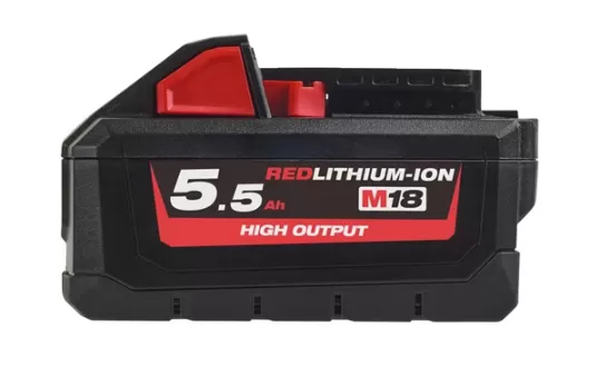 Batteria al litio milwuakee 18v m18 hb5,5ah 4932464712