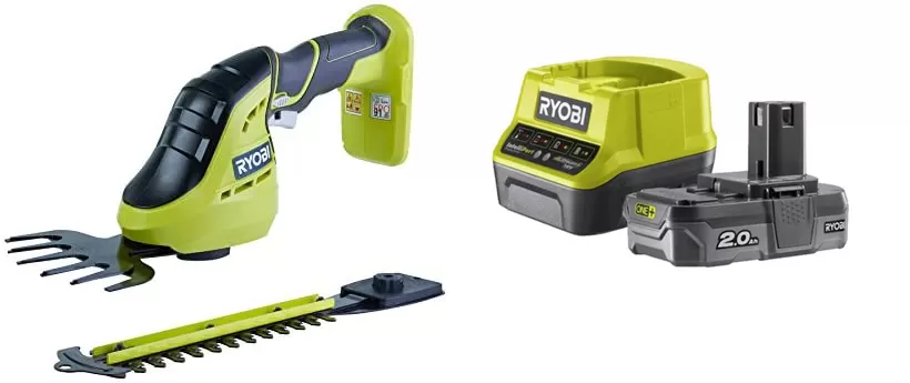 Tagliasiepi a batteria ogs1822 e kit rc18120-120 ryobi