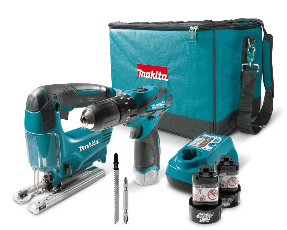 Kit avvitatore con seghetto a batterie dk1496x1 makita